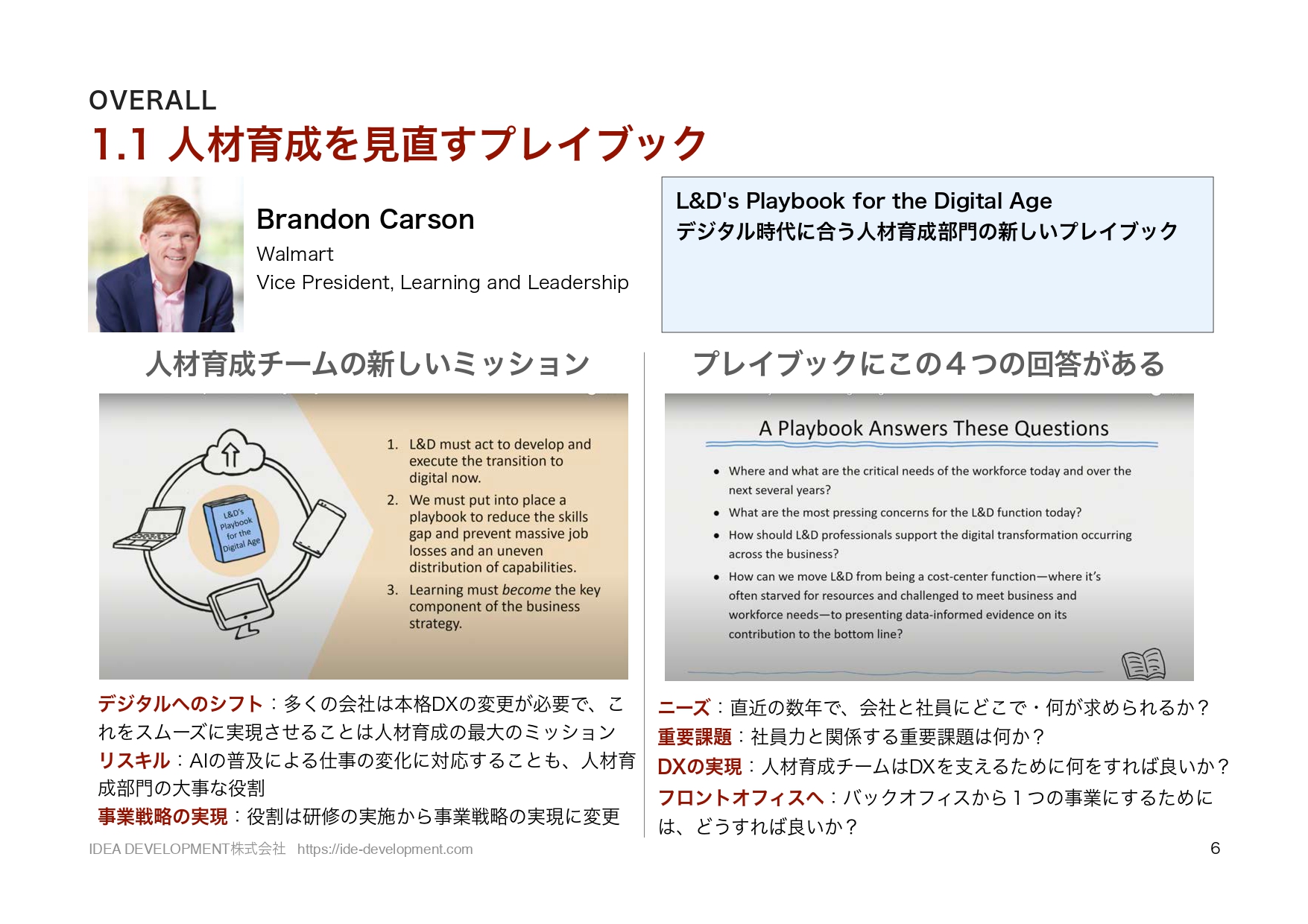 ATD2021レポート p.6 人材育成を見直すプレイブック